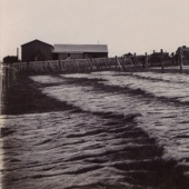 Isla de Santa Elena en blanco y negro
