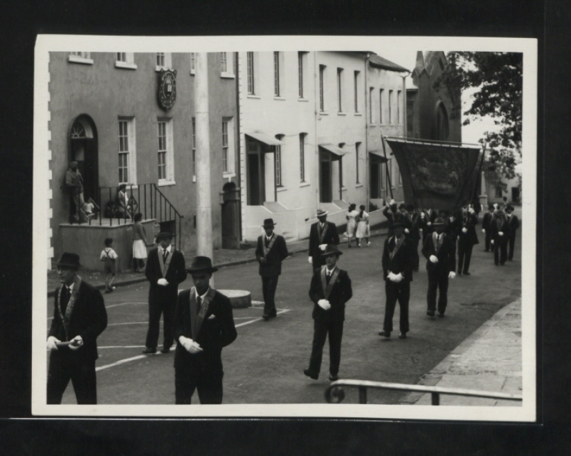 Isla de Santa Elena en blanco y negro Isla de Santa Elena en blanco y negro