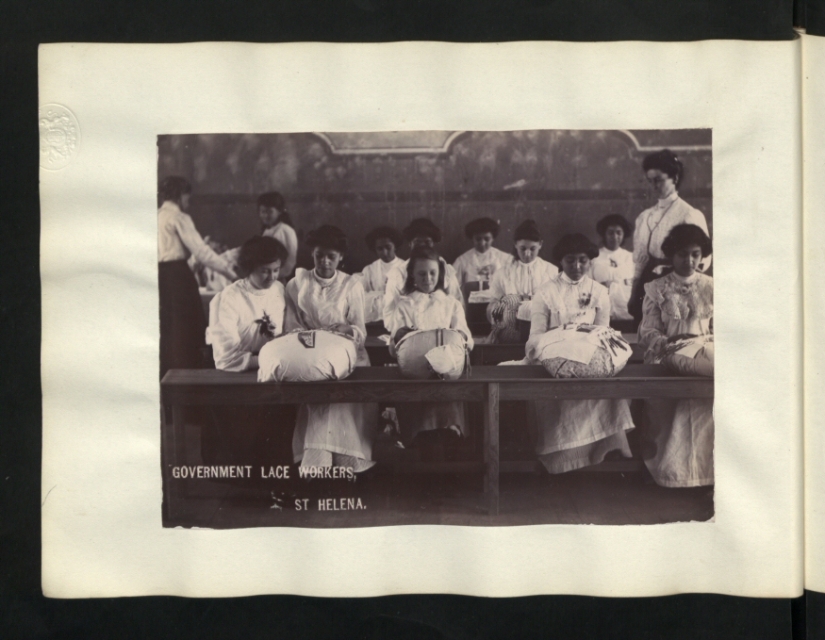 Isla de Santa Elena en blanco y negro Isla de Santa Elena en blanco y negro