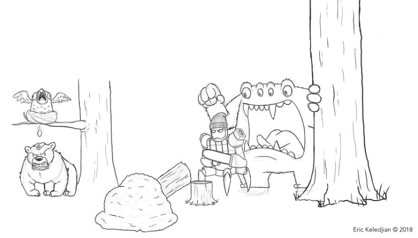 It all starts with a bear: the artist finished drawing one character every day, and that's what happened after 19 days It all starts with a bear: the artist finished drawing one character every day, and that's what happened after 19 days