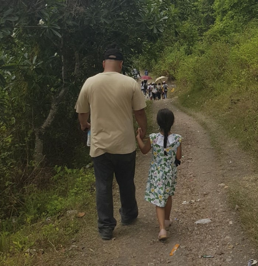 It's so touching! Filipina secretly photographed her husband and daughter for four years It's so touching! Filipina secretly photographed her husband and daughter for four years