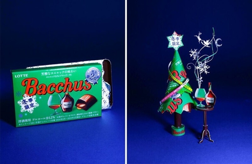 Japanese artist Harukiru transforms packaging into works of art