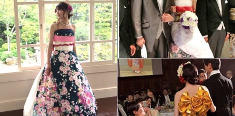 Japanese Brides Transform Their Traditional Kimonos Into Stunning Wedding Dresses