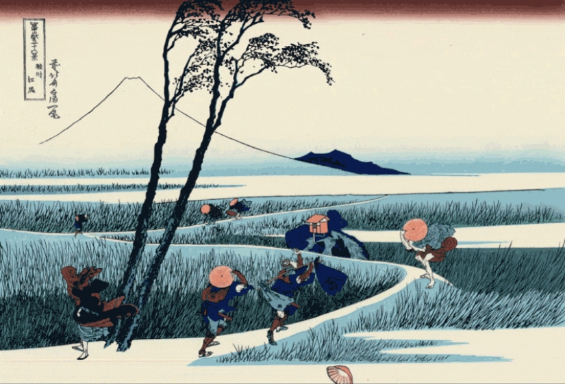 Japanese creates amazing gifs from classic engravings