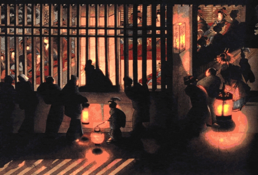 Japanese creates amazing gifs from classic engravings