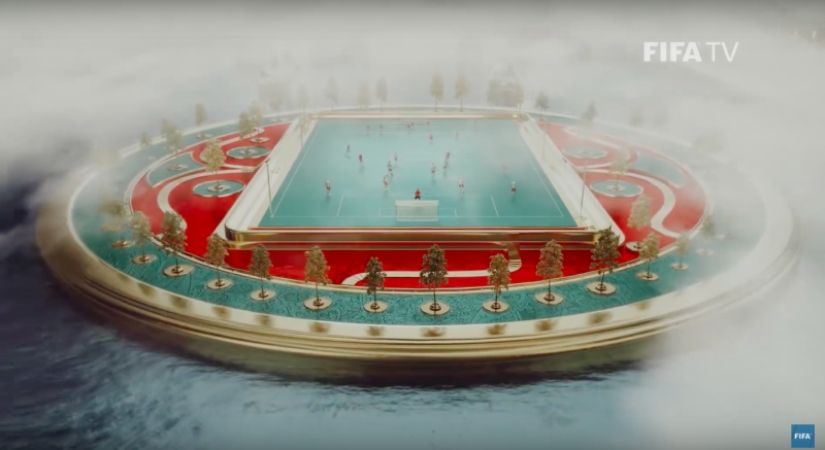 "Juego de Tronos" y huevos de Fabergé: la FIFA mostró el protector de pantalla de TV oficial para el Mundial de Rusia 2018