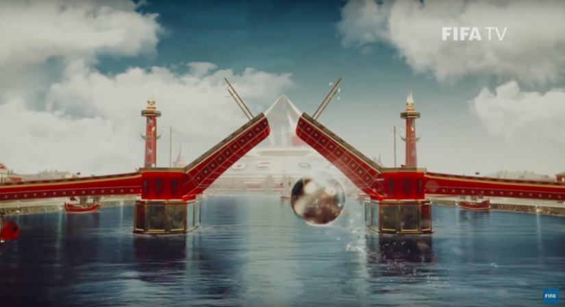 "Juego de Tronos" y huevos de Fabergé: la FIFA mostró el protector de pantalla de TV oficial para el Mundial de Rusia 2018