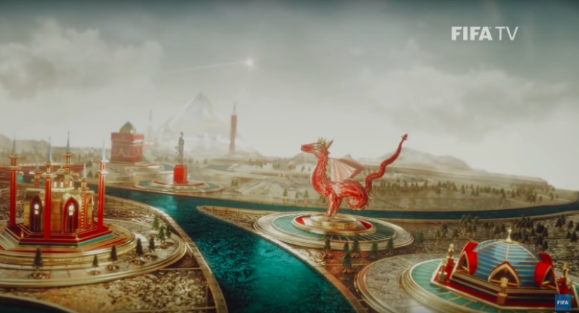 "Juego de Tronos" y huevos de Fabergé: la FIFA mostró el protector de pantalla de TV oficial para el Mundial de Rusia 2018
