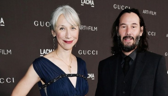 Keanu Reeves apareció en público con su novia. Ahora es oficial