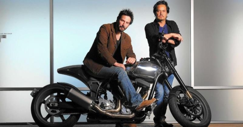 Keanu Reeves engaged in the production of luxury motorcycles Keanu Reeves engaged in the production of luxury motorcycles