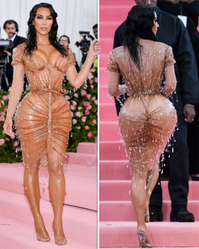 Kim Kardashian reveló el secreto del famoso vestido "mojado", y lo que escuchó causó conmoción entre los fanáticos