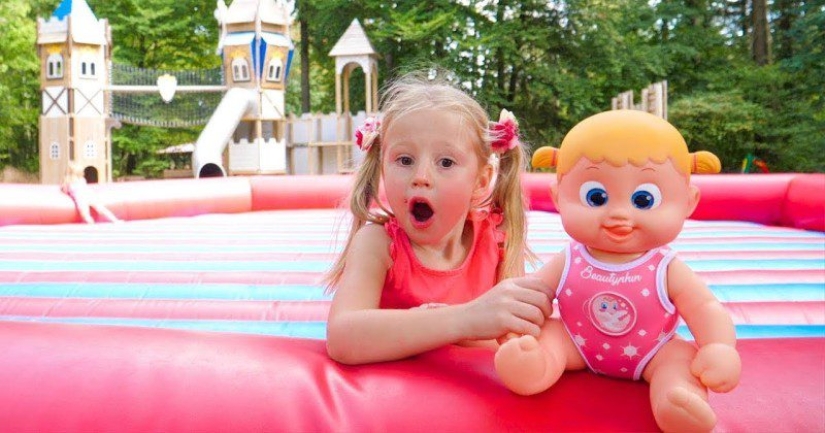 Krasnodar girl video blogger Nastya jumped from a trampoline into the Forbes millionaires rating