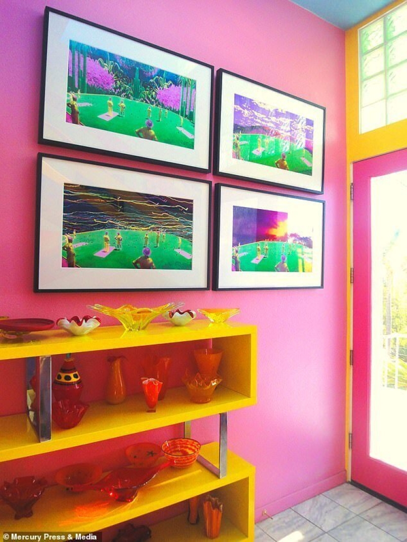 La artista gasta miles de dólares para hacer su casa luminosa, pero los vecinos no están contentos