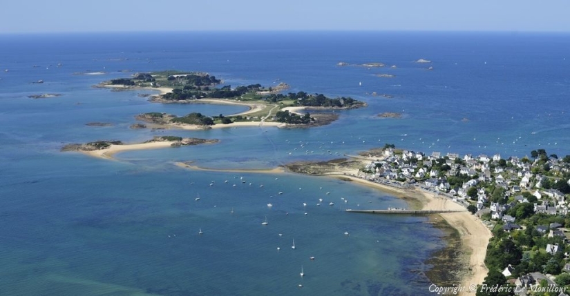 La belleza de Francia desde una altura