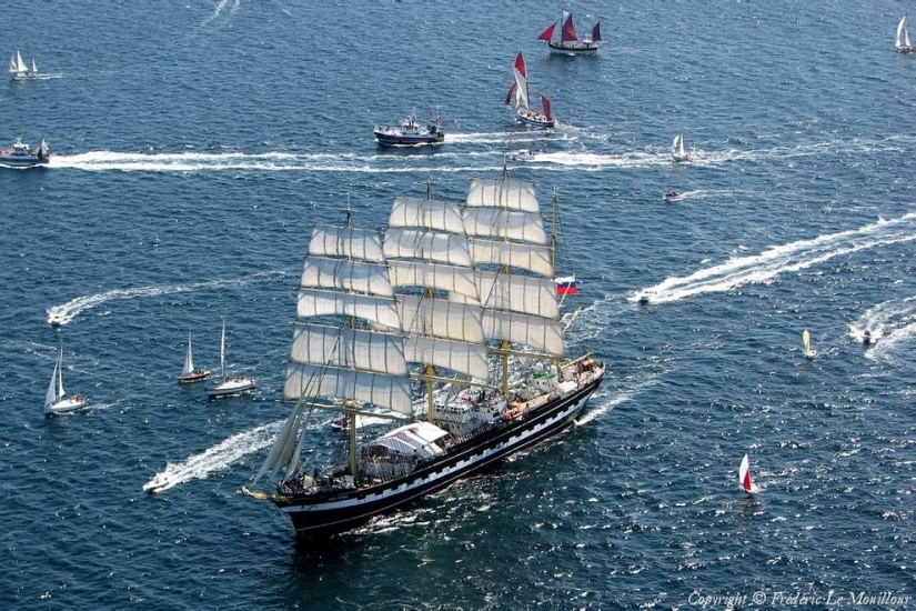 La belleza de Francia desde una altura