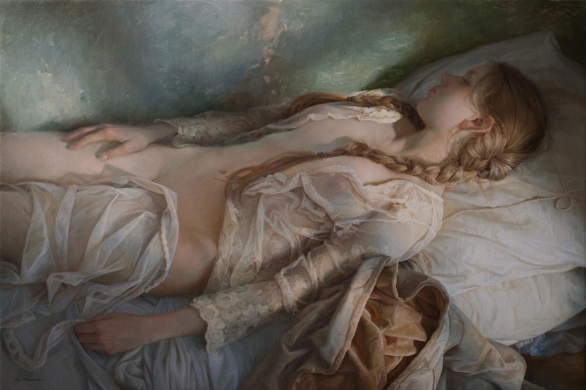 La belleza del cuerpo femenino en las obras increíblemente realistas de Sergei Marshennikov