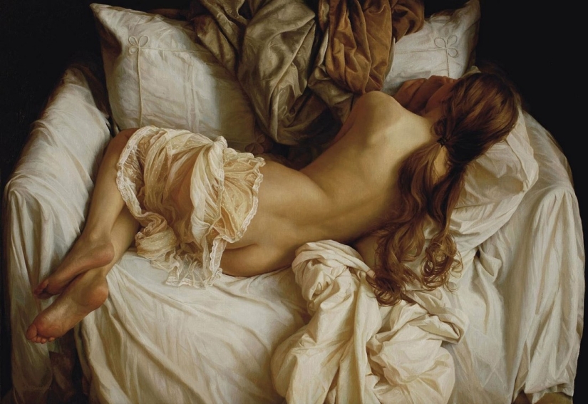 La belleza del cuerpo femenino en las obras increíblemente realistas de Sergei Marshennikov
