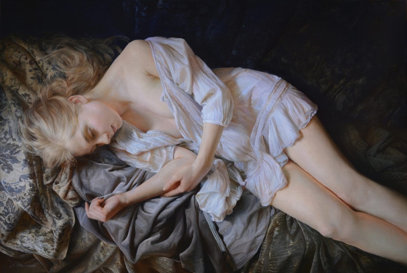 La belleza del cuerpo femenino en las obras increíblemente realistas de Sergei Marshennikov