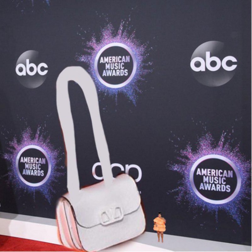 La cantante estadounidense Lizzo causó sensación con su bolso y generó un nuevo meme