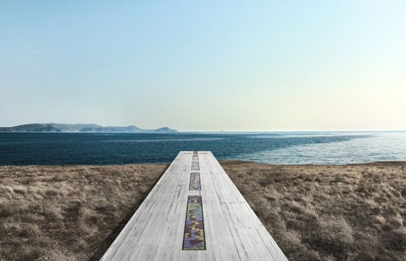 La capilla en el acantilado sobre el acantilado es el lugar perfecto para reflexionar sobre lo eterno