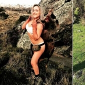 La cazadora fue duramente criticada por publicar fotos sinceras con presas