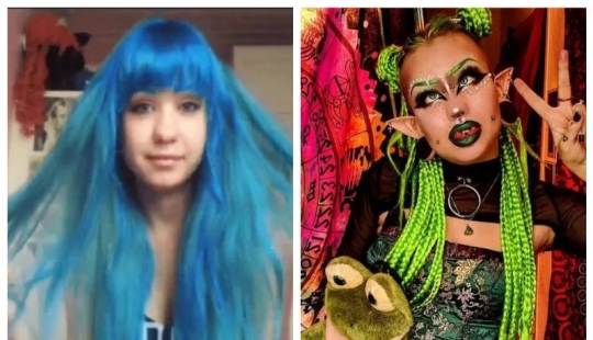 La chica emo más inusual se transformó radicalmente con tatuajes y piercings La chica emo más inusual se transformó radicalmente con tatuajes y piercings