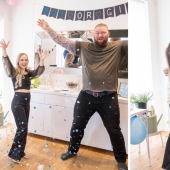 La colina de la roca: La montaña de "Juego de Tronos" y su esposa en miniatura están esperando el nacimiento de su hijo