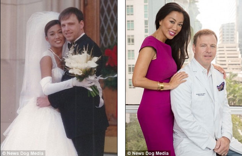 La esposa de un cirujano plástico con un cuerpo ideal se convirtió en un anuncio de la clínica de su esposo La esposa de un cirujano plástico con un cuerpo ideal se convirtió en un anuncio de la clínica de su esposo