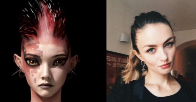 La esposa del artista de Tayikistán acudió al estreno de "The first player to get ready" y se reconoció en la heroína de la película