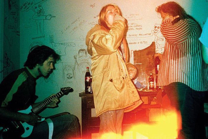 La formación del grupo Nirvana en fotos inéditas
