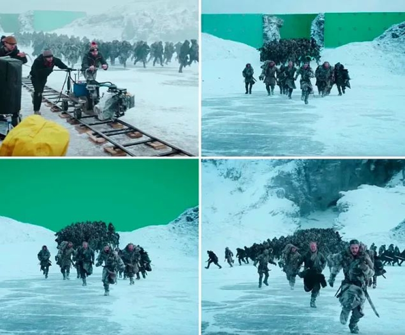 La magia de Chromakey: 15 nuevas tomas de Game of Thrones antes y después de aplicar efectos especiales La magia de Chromakey: 15 nuevas tomas de Game of Thrones antes y después de aplicar efectos especiales