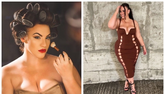 La modelo de talla grande está orgullosa de los kilos de más, porque le traen mucho dinero