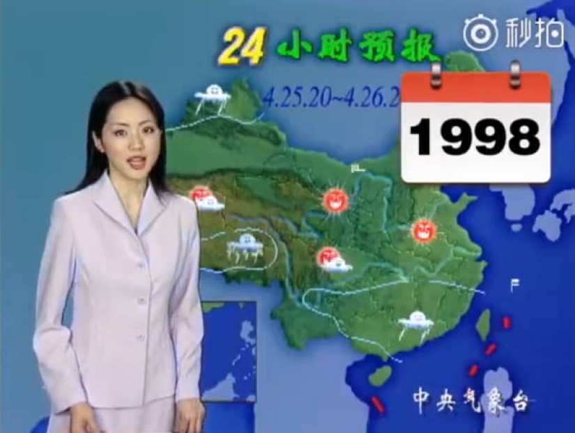 La mujer china ha estado pronosticando el clima durante 22 años y no ha envejecido un poco durante este tiempo