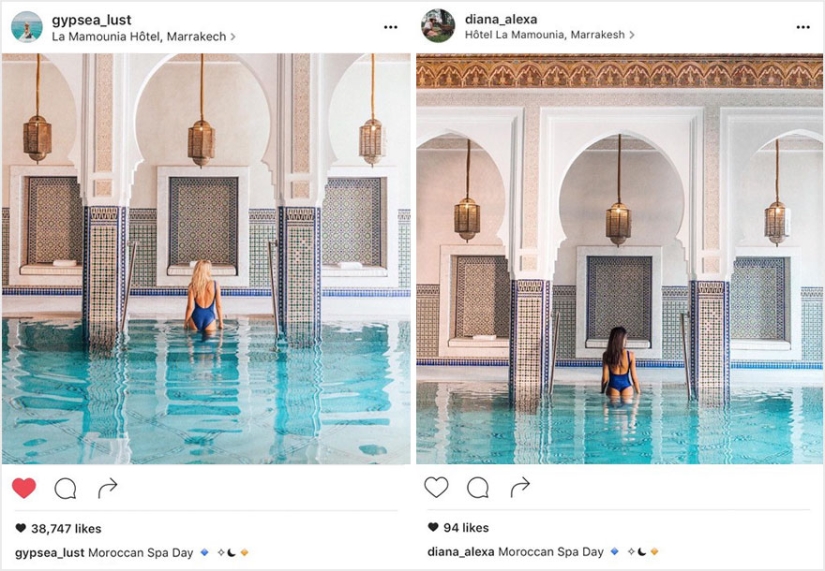 La pareja descubrió que alguien estaba copiando sus fotos exactamente de sus viajes a Instagram La pareja descubrió que alguien estaba copiando sus fotos exactamente de sus viajes a Instagram