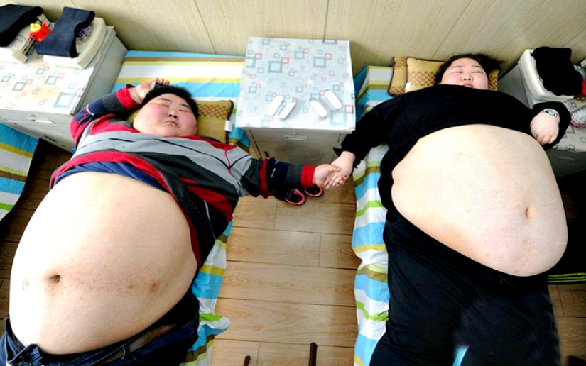 La pareja más gorda de China quiere perder peso para tener un bebé
