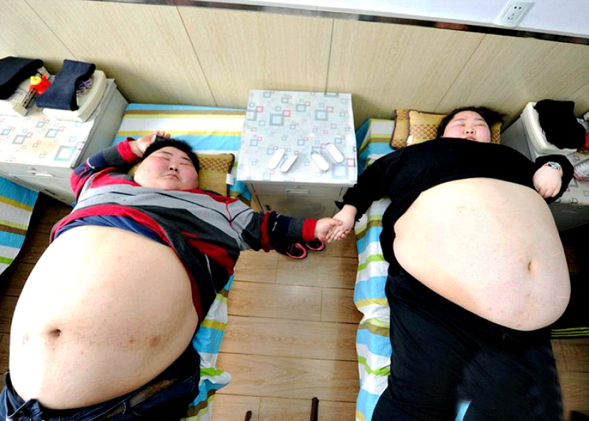 La pareja más gorda de China quiere perder peso para tener un bebé