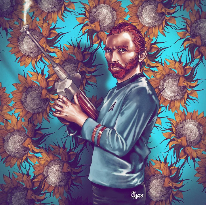 La princesa Diana, Salvador Dalí y el Che Guevara se vistieron de hipsters y se vieron obligados a escuchar rock