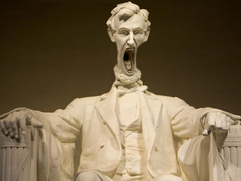 La razón del meme: una estatua gritando en Italia hizo estallar Internet