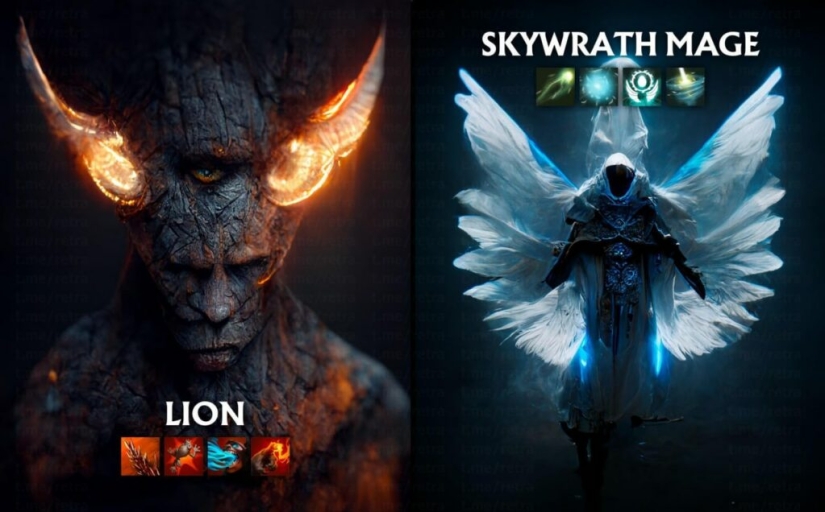 La red neuronal ha creado retratos realistas y espeluznantes de personajes de Dota 2 La red neuronal ha creado retratos realistas y espeluznantes de personajes de Dota 2