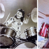 La vida en un ritmo incendiario: la primera baterista femenina cumplió 106 años