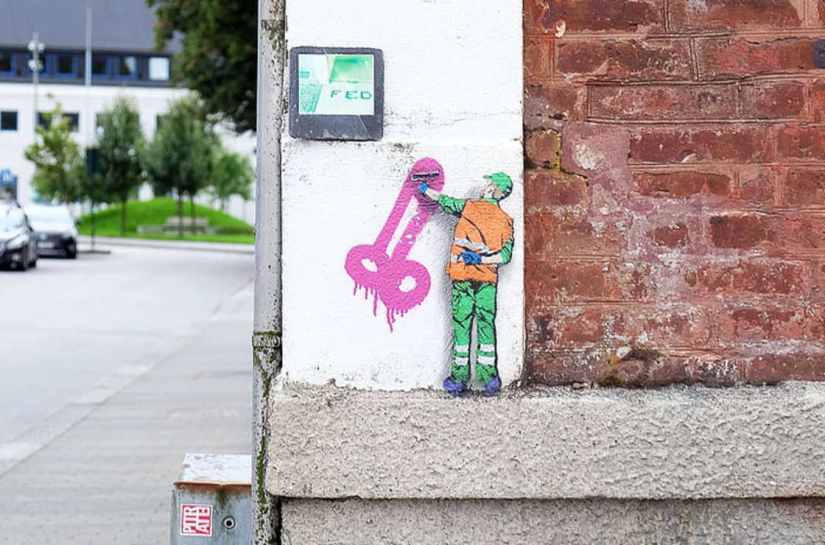 La vida secreta de los trabajadores de la vivienda y los servicios comunales en dibujos de un artista belga