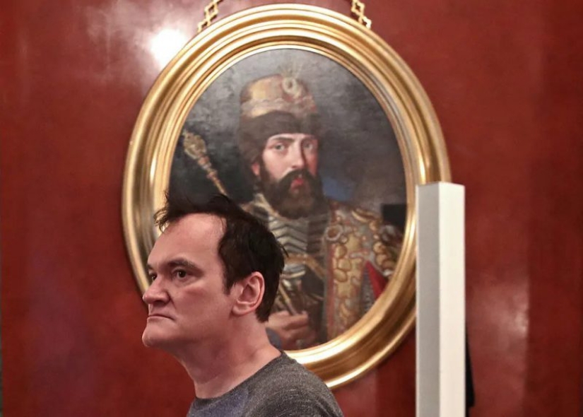 La visita de Quentin Tarantino a Moscú ha estado llena de memes La visita de Quentin Tarantino a Moscú ha estado llena de memes