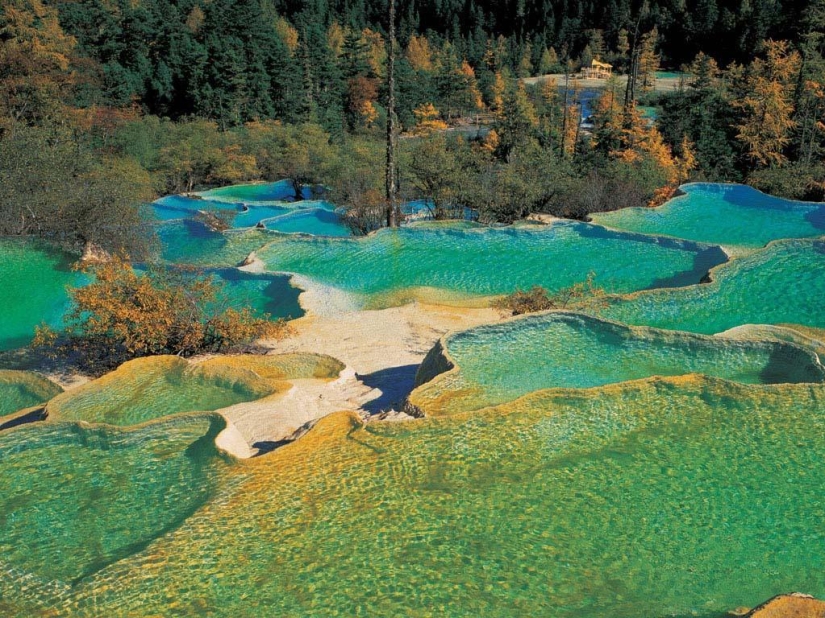 Las bellezas de Huanglong