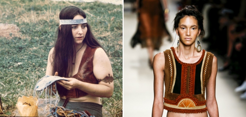 Las fotos del Festival de Woodstock de 1969 le permiten ver los orígenes de la moda moderna