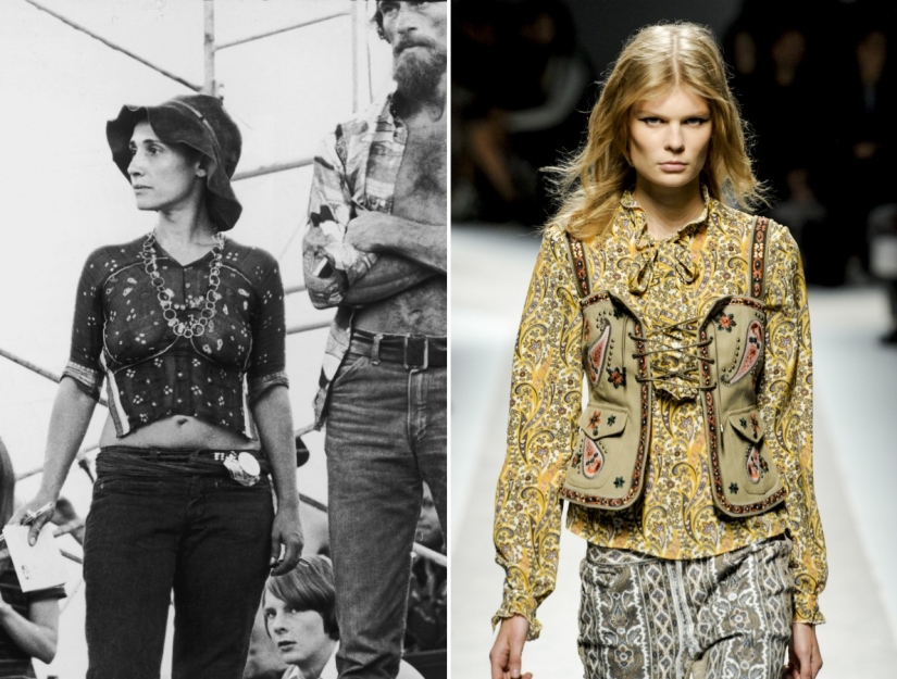 Las fotos del Festival de Woodstock de 1969 le permiten ver los orígenes de la moda moderna