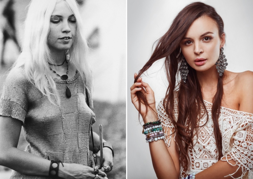 Las fotos del Festival de Woodstock de 1969 le permiten ver los orígenes de la moda moderna