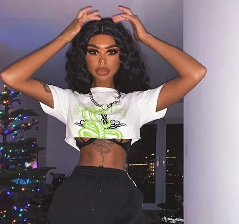 Las niñas de Instagram, que eran bastante comunes, y se convirtieron en dibujos animados