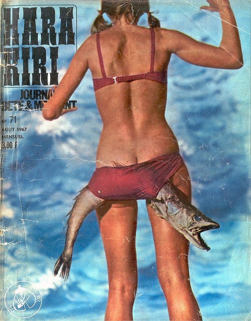 Las portadas de la revista francesa más gamberra del siglo pasado