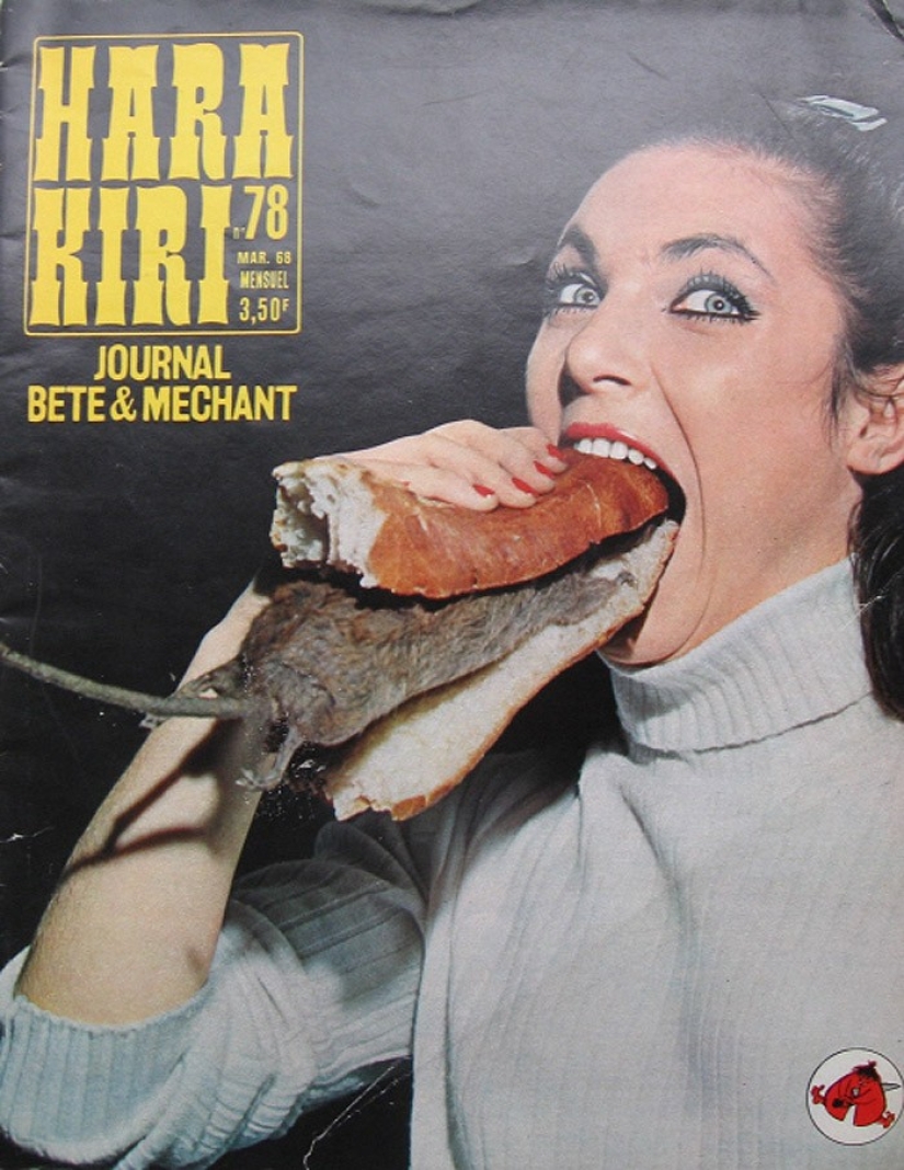 Las portadas de la revista francesa más gamberra del siglo pasado