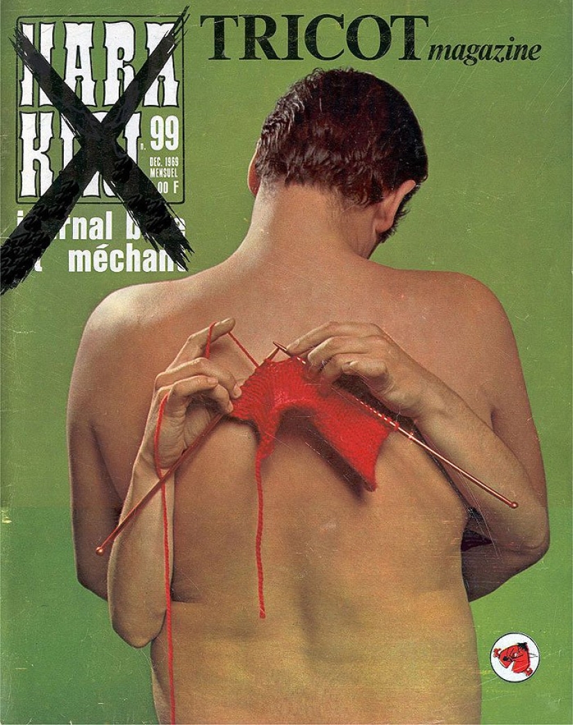 Las portadas de la revista francesa más gamberra del siglo pasado